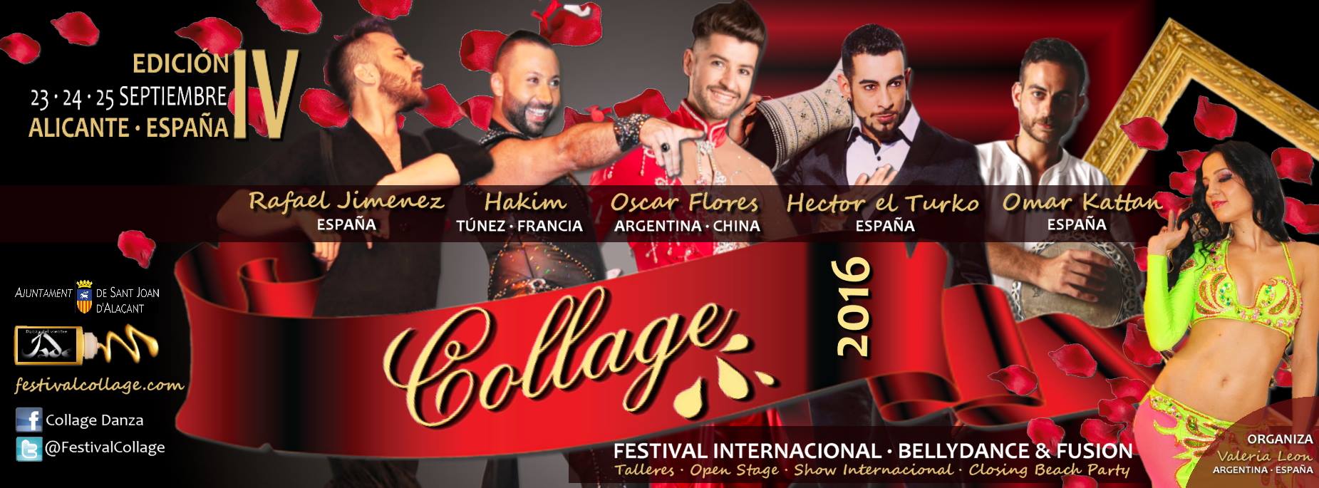 Collage IV Edición Festival Internacional Ballydance & Fusión 23,24, y 25 de Septiembre de 2016